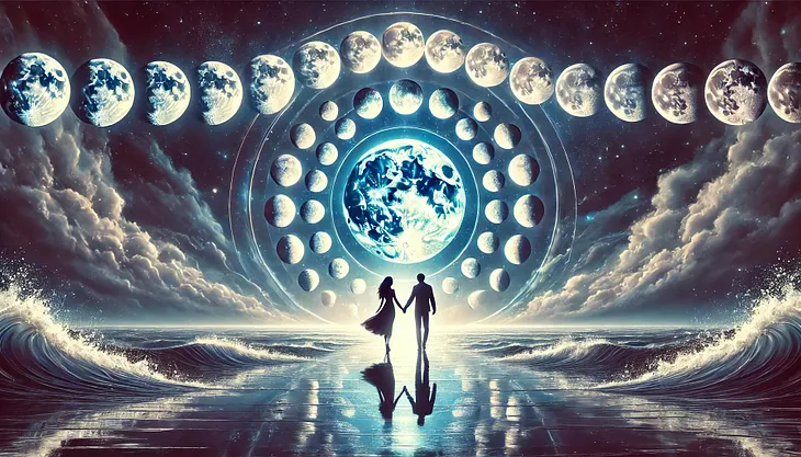 Lunar Love Tides: Exploring Moon Phases Soulmates Connection