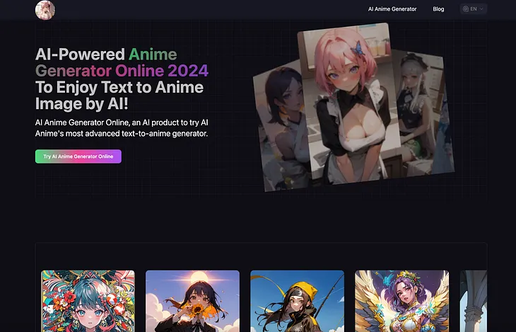 AI Anime Generator Online Tool for you