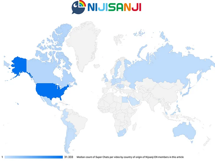 Measuring the impact of Nijsanji EN speaking other languages via Super Chats, pt. 1