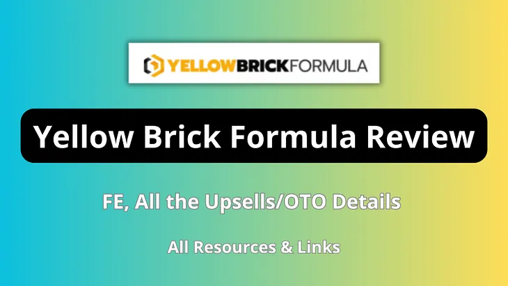 Unlocking Success: A Journey Through the Yellow Brick Formula — 5 Day LIVE Masterclass Information