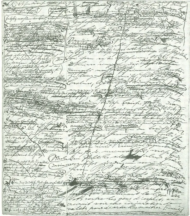 Copy of Dostoevsky manuscripts