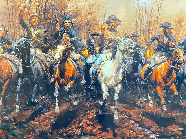 “Guerillas” by Civil War artist Andy Thomas