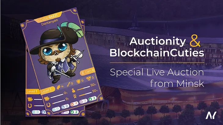 Blockchain Cuties Special Live Auction on Auctionity