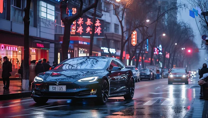 Tesla AI photo in China