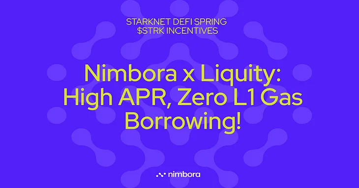 Nimbora x Liquity DeFiSpring: High APR, Zero L1 Gas Borrowing!