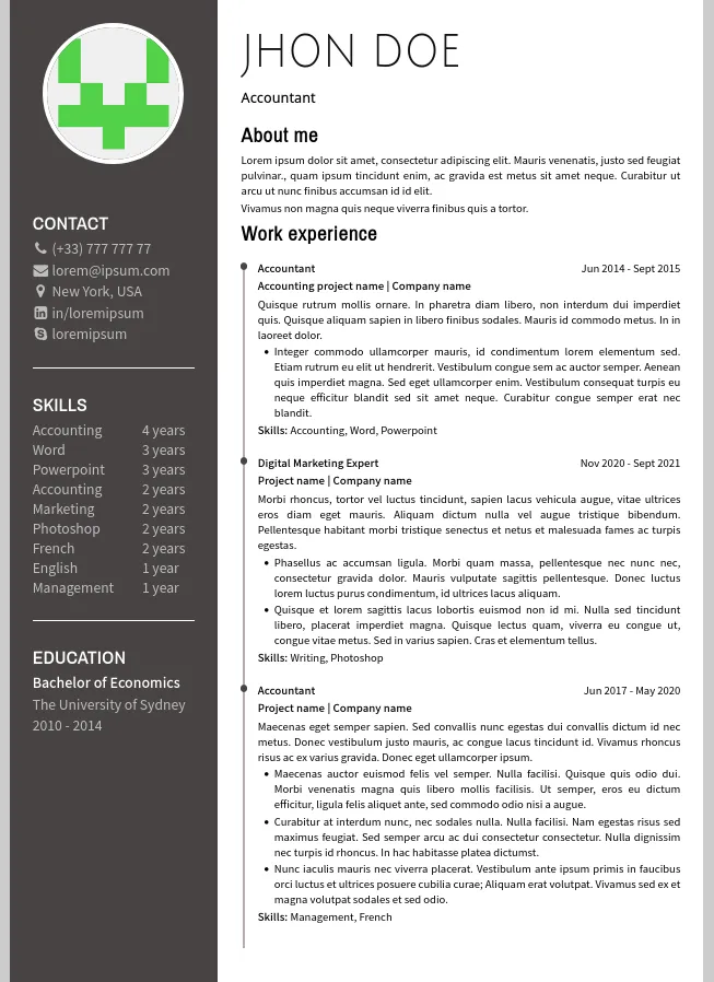 Creating a resume using HTML and CSS and saving it as a PDF