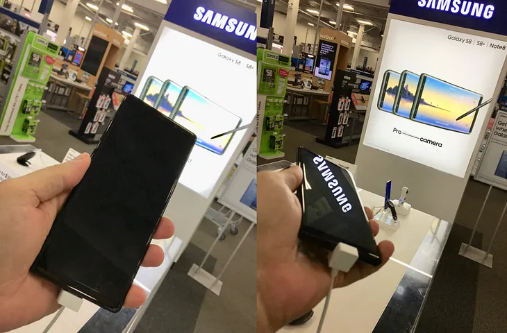 Samsung Goofs with the Galaxy Note 8 (Updated)