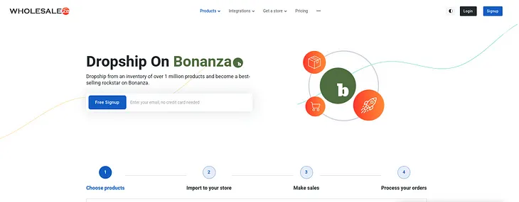 Dropship On Bonanza by leveraging Wholesale2B’s integration — Bulk Import feature
