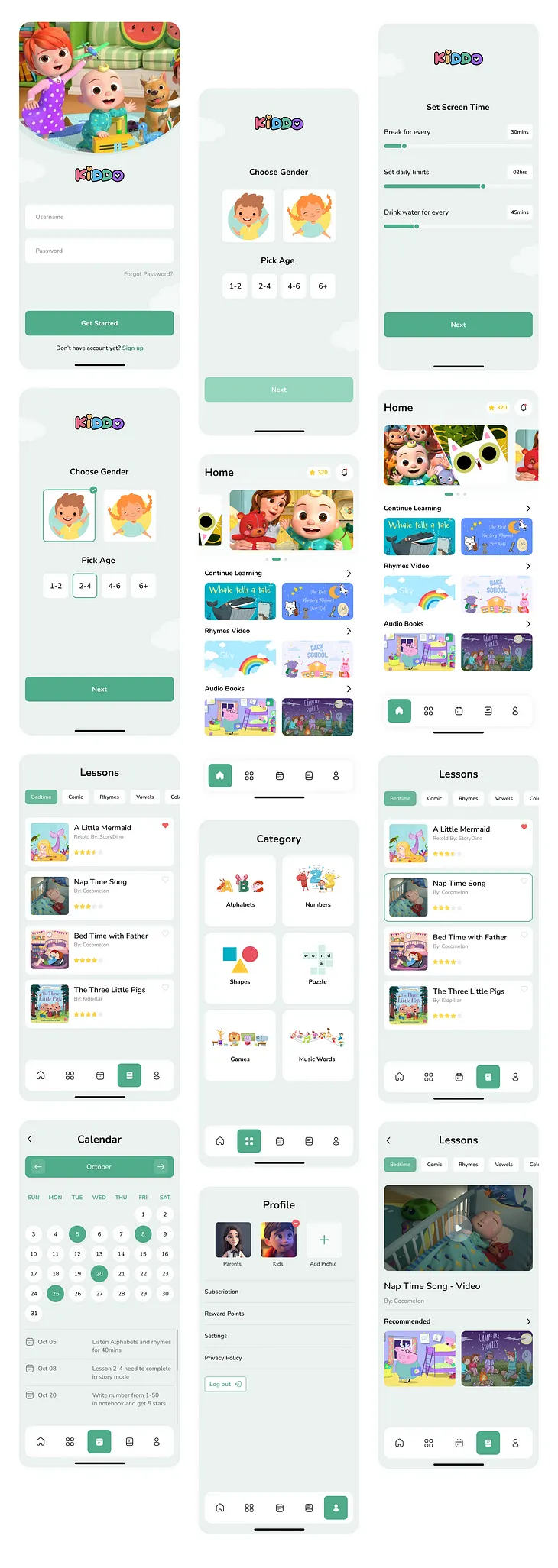 Kiddo: Kids Learning App — A User Experience Case Study