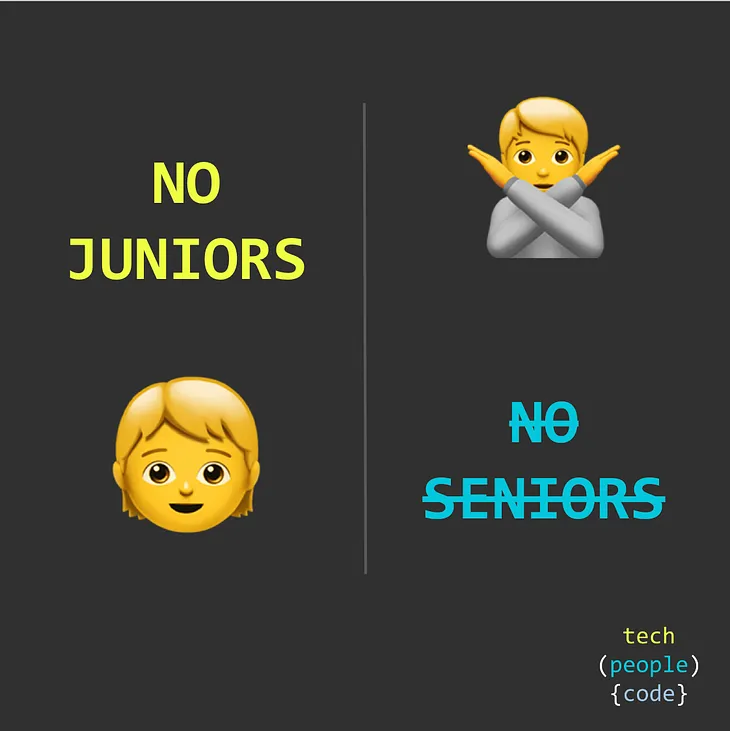 IT job market: no juniors ➡️ no seniors!