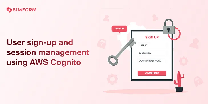 User sign-up and session management using AWS cognito