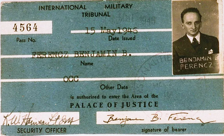 Seeking Justice and Accountability: Benjamin Ferencz and
the Planethood Foundation