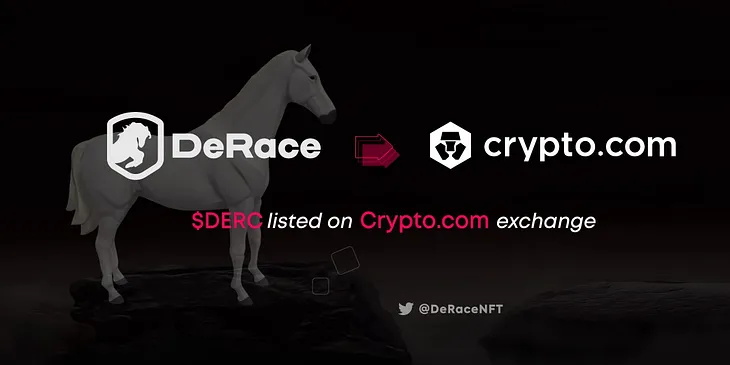 $ DERC токен DeRace размещен на Crypto.com