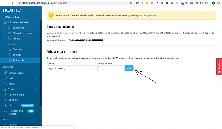 Sending Bulk SMS with NodeJs using Nexmo API