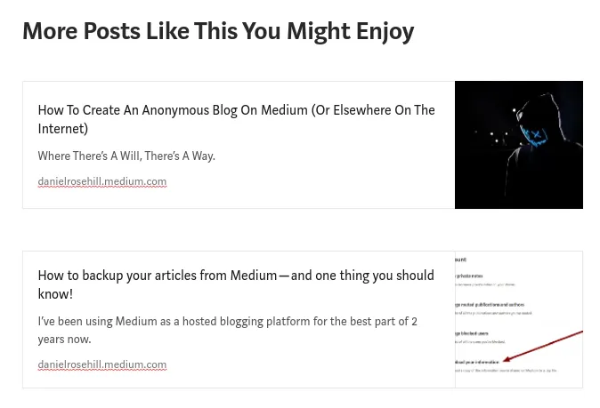 A More Efficient Way To Create Custom ‘Related Posts’ Sections on Medium