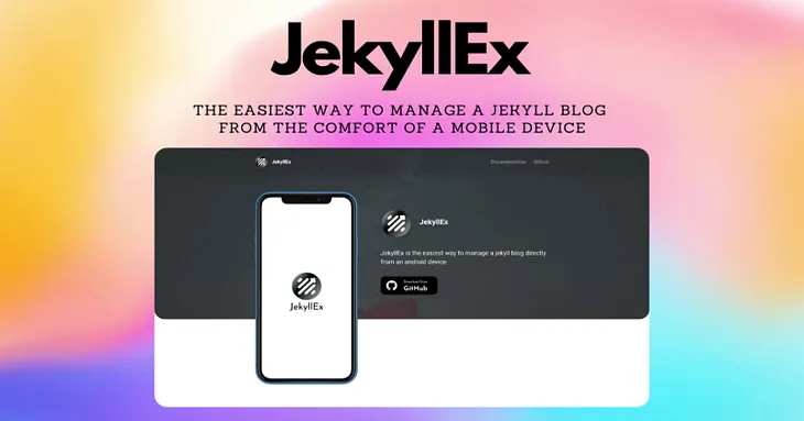 Introducing JekyllEx — The easiest way to manage a Jekyll blog from an Android device!