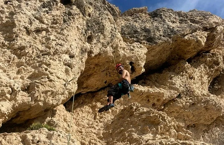 Climbing in Sardinia — Orosei