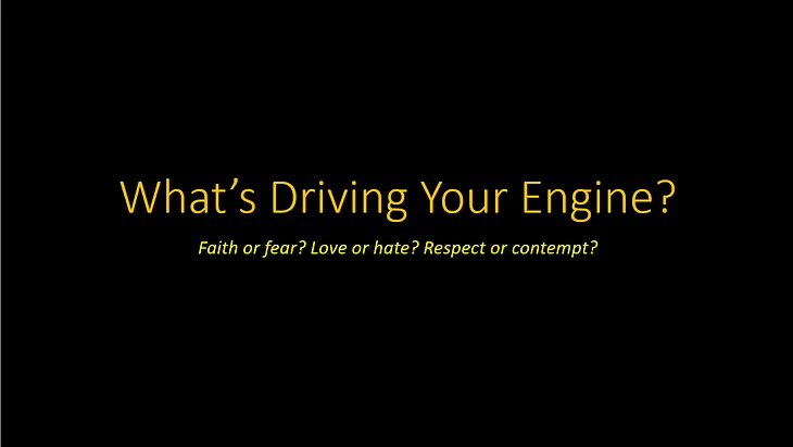 What’s Driving Your Engine?