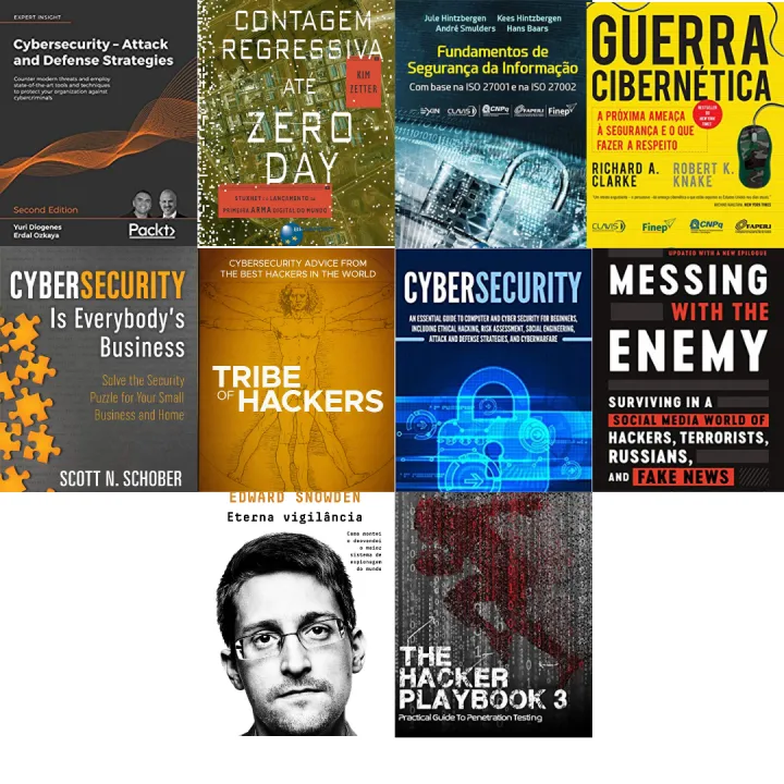 Livros Recomendados de Cybersecurity & Security