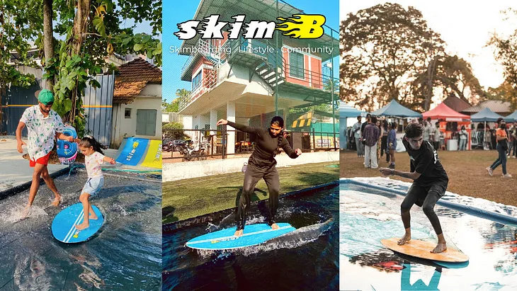 Skimboarding Workshop in a portable Skim-pool by Skim-B