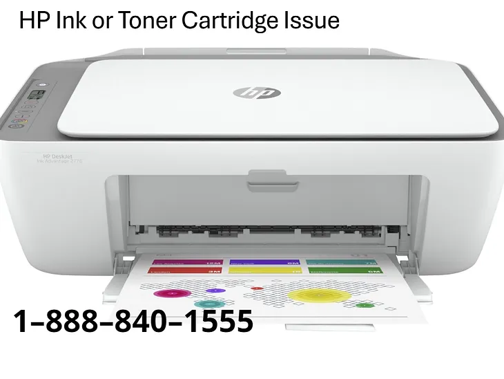 HP Ink Cartridge Problems (📞Solutions (1–888–840–1555)