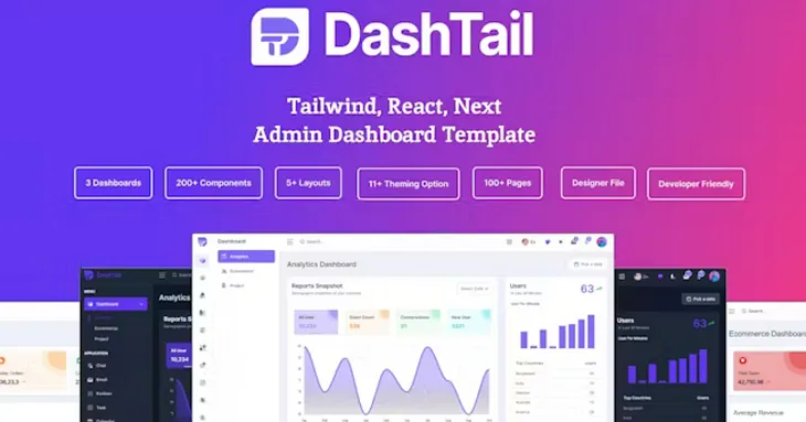 DashTail Admin Dashboard Template