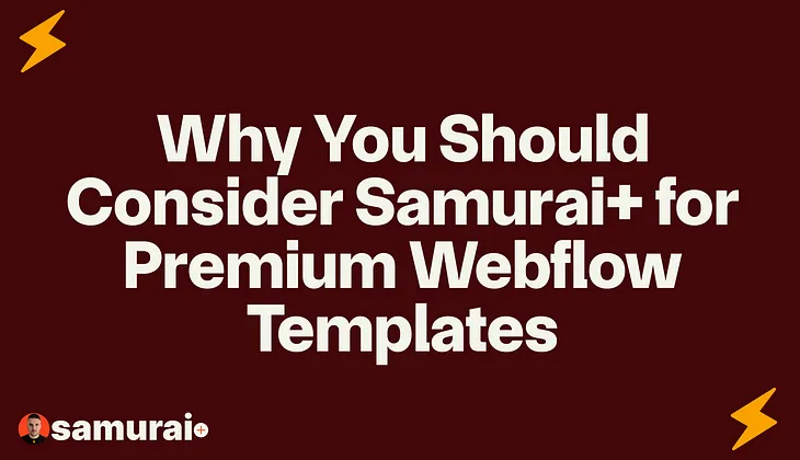 The Future of Web Design: How Samurai+ is Redefining the Webflow Template Game