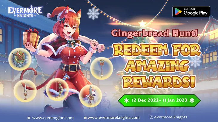 Evermore Knights Gingerbread Hunt Event!