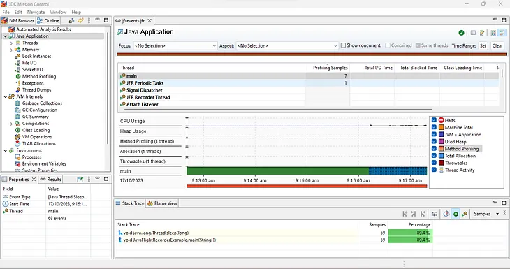 Monitoring Java Application using Flight Recorder and Java Mission Control