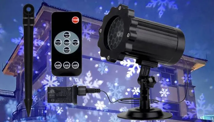 Enrosa Snowflake Projector