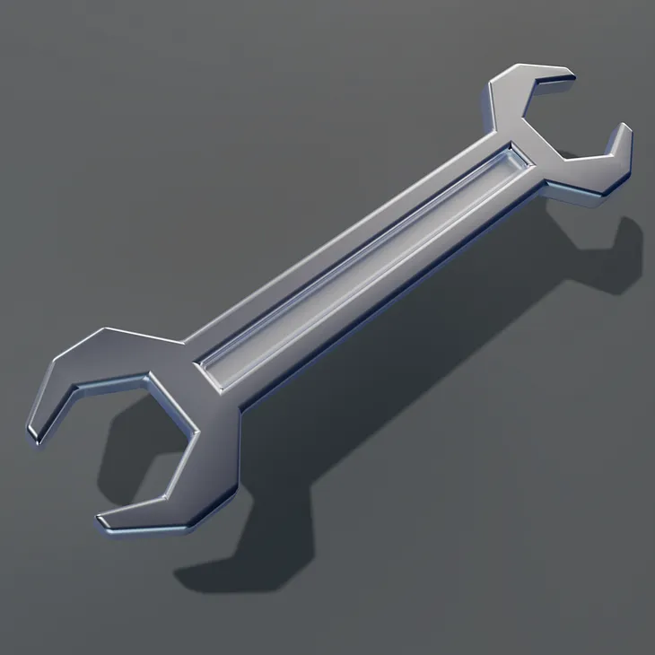 Modeling a 3D Wrench in Blender