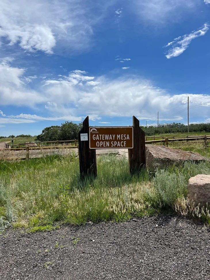 Gateway Mesa Open Space: Be one with nature, literally.