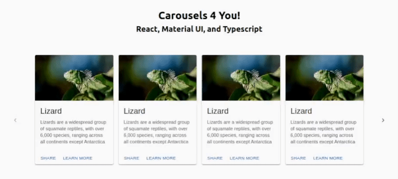 Crafting a Professional-Looking Carousel with React and MUI