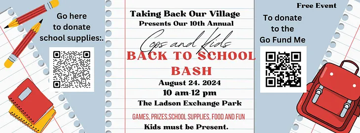 Cops and Kids Back to School Bash