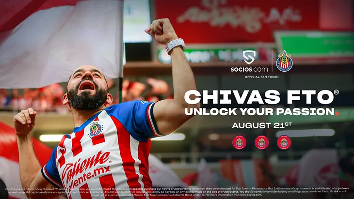Chivas to launch its official Fan Token® on Socios.com on August 21st