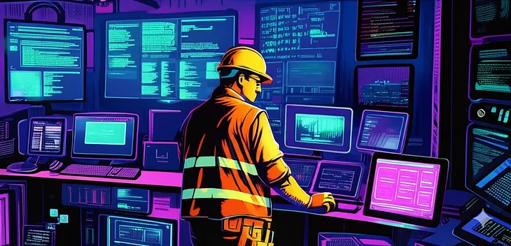 Building a dataset. Image generated using Imagen from Google Deepmind