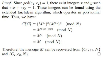 Common Modulus Attack on The Elliptic Curve-Based RSA Variant