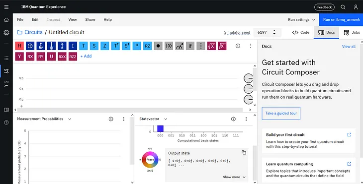 Quantum Gates in action on IBM Quantum Experience