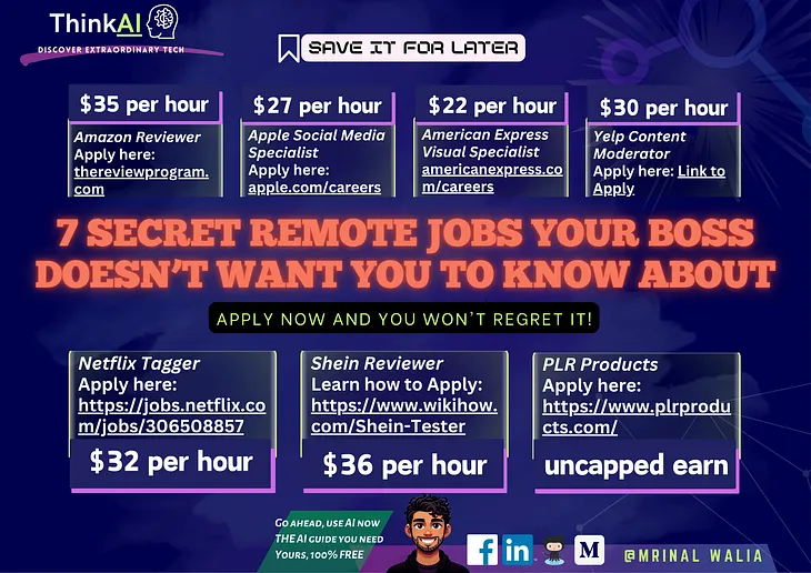 7 Secret Remote Jobs Your Boss Doesn’t Want You To Know About