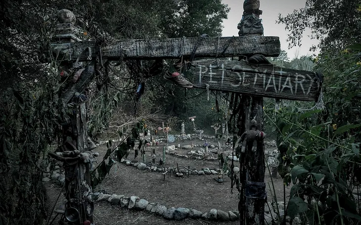 Photo of the “Pet Sematary” from ‘Pet Sematary: Bloodlines’