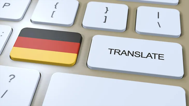 English to German document translation services in the UK, USA, Germany