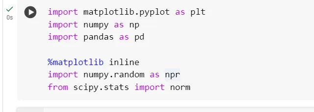 Pricing a call option under Black-Scholes and Monte Carlo simulation