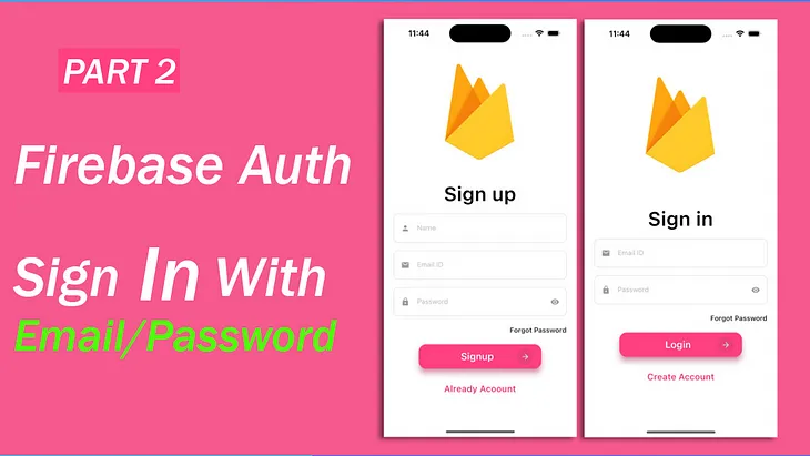 Implementing SignIn Authentication in Flutter with Firebase