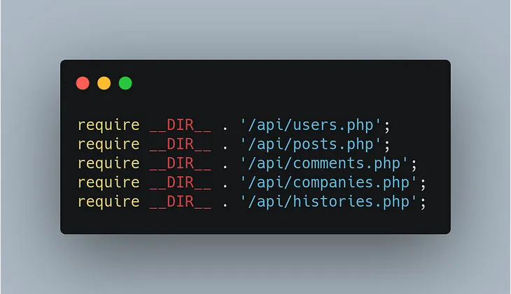 How to recursively load PHP files in a Directory