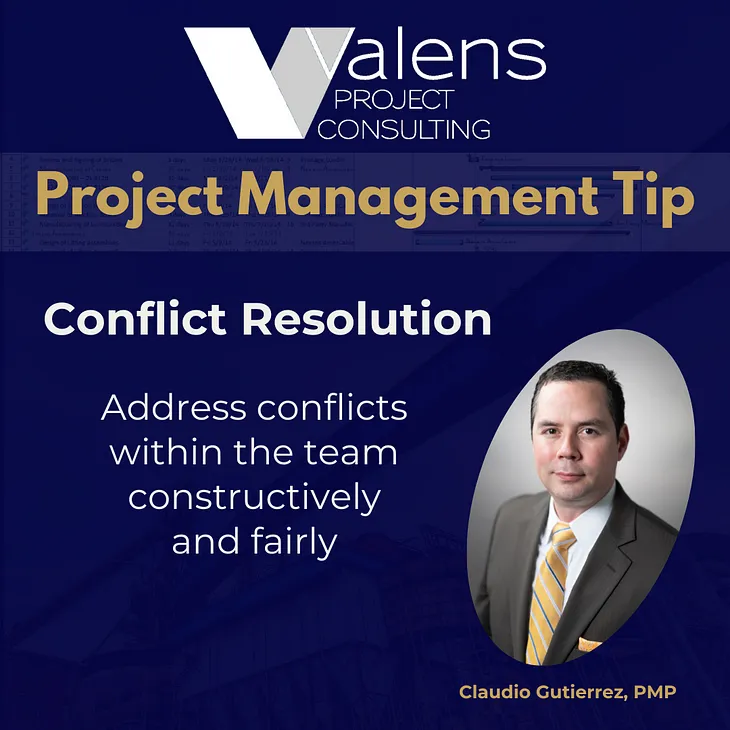 Project Management Tip — Conflict Resolution