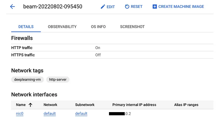 Private Uptime check of Flask API running on Google cloud VM