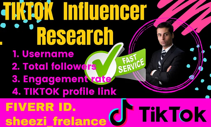 I will find the best TikTok influencers for your brand