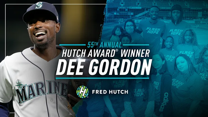 Dee Gordon Receives 2020 Hutch Award