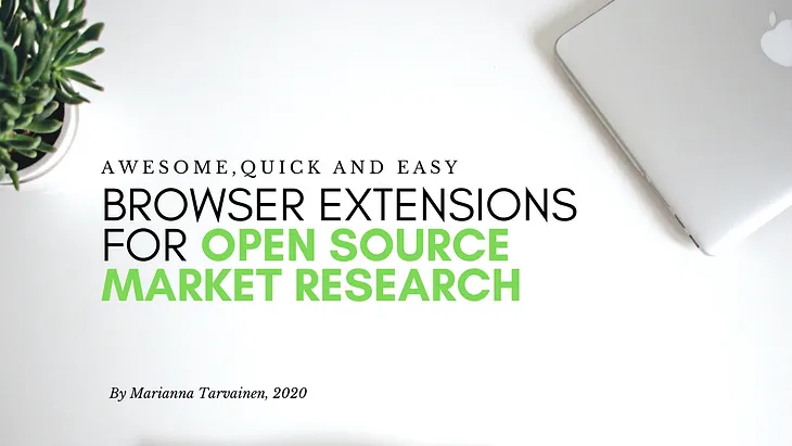 7 Life-Saving Browser Extensions for Market Researchers