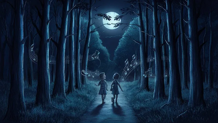 Scary Sound For Kids Playing In The Forest At Night??
